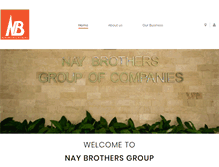 Tablet Screenshot of naybrothersgroup.com